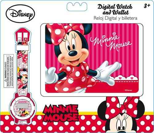 Minnie Mouse Watch with Wallet set