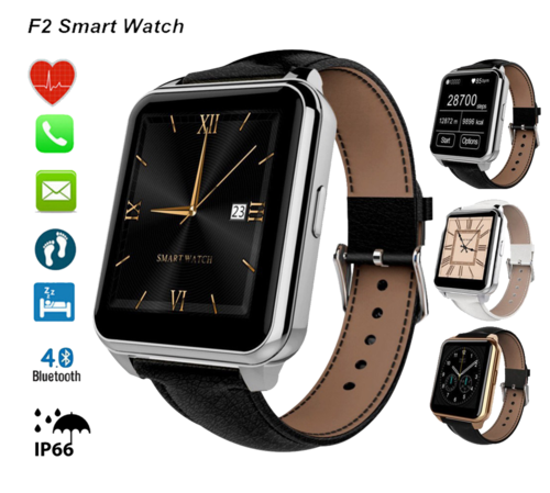 Smart Watch F2 IP66 Battito Cardiaco Fitness e Notifiche Ios/Android