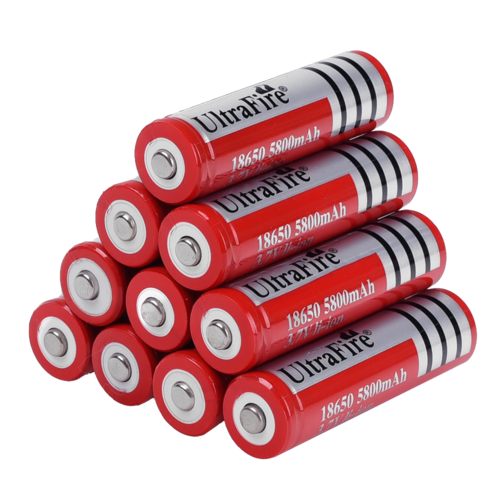 Batteria Ricaricabile UltraFire Red Edition 18650 5800mAh Li-ion 3.7V