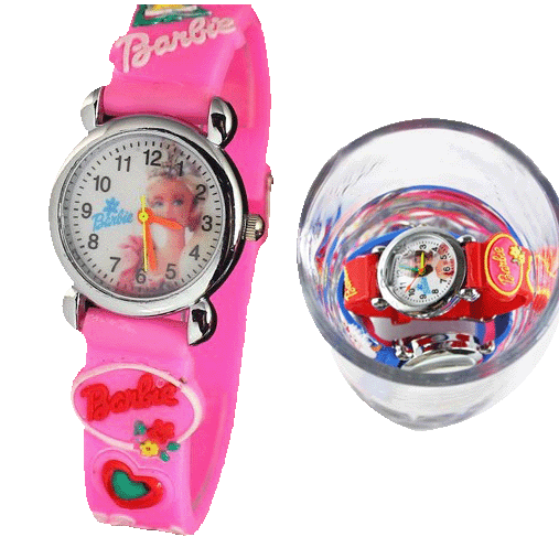 Orologio Cartoon 3D Barbie Design - CursOnline ® -Watches For All