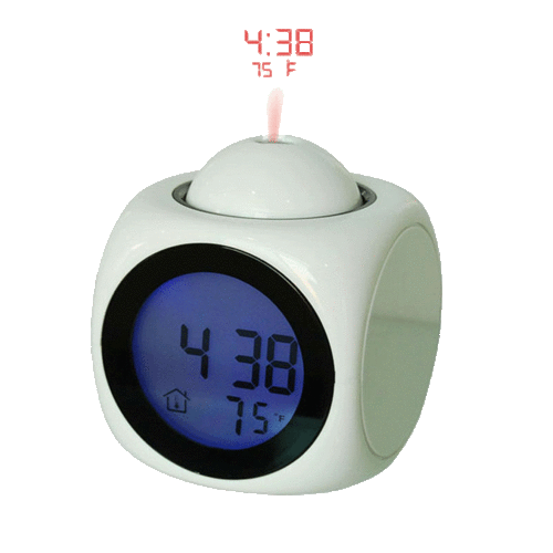 Talking Alarm/Clock with time projector