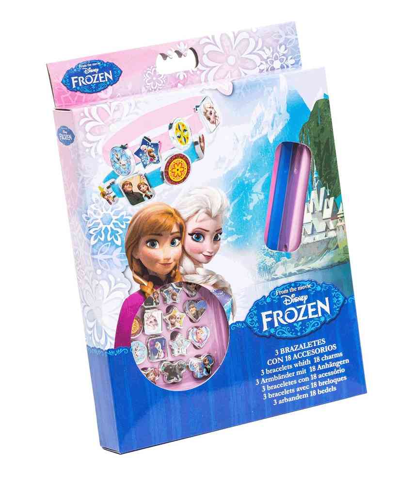 Frozen Bracelets With 18 Charms Play Set By Frozen 