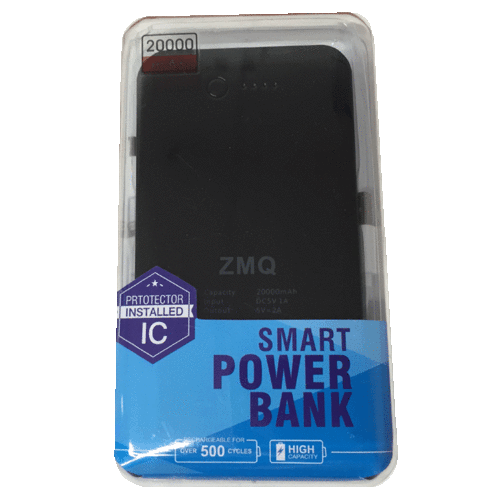 15000mAh Power Bank With Battery Protective IC + Led