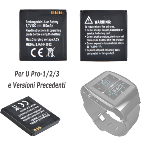 Li-ion Battery 350mAh for U-pro Touch Screen Bluetooth