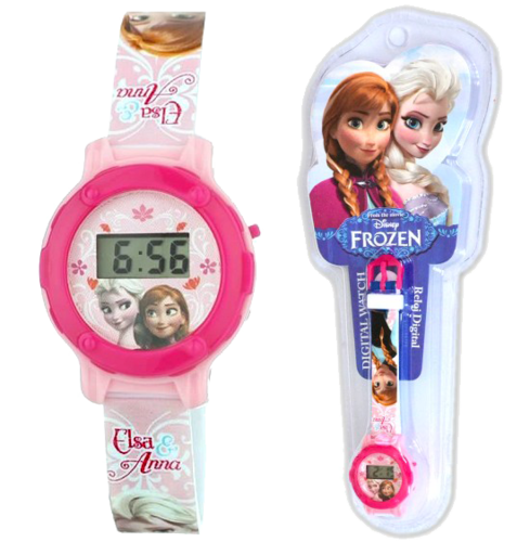 Orologio con Personaggi Disney Frozen Anna e Elsa