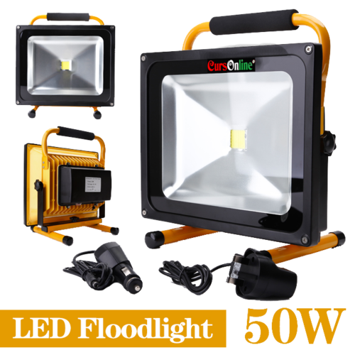 Flood Light Rechargeable White Led-IP65 50W