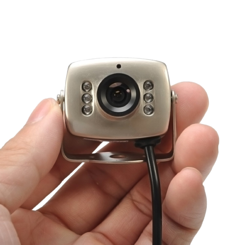 Microcamera CCD a Colori con Audio e Infrarossi 1000TVL