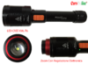 Professional Led Torch CREE XM-L T6 Electric Zoom