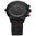 Weide WH-6405 Triple Time Zone Quartz Watch Nylon band Red version