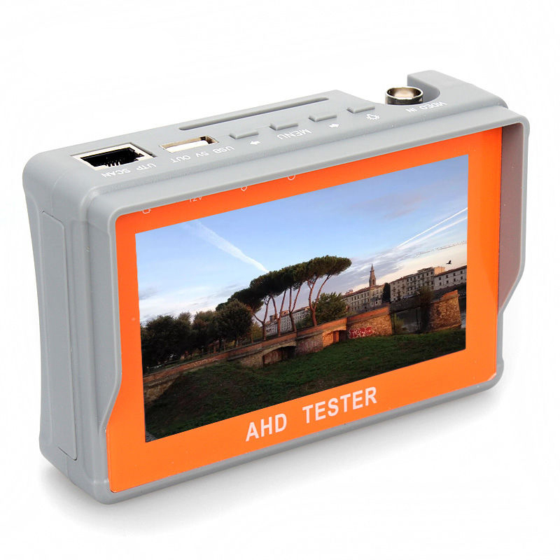 4.3" LTPS LCD HD 1080P CCTV Camera Monitor Tester Display AHD 12V-Output Test 