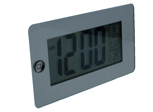 Talking Alarm/Clock with Voice Control & Back Light LCD
